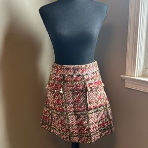 Zara Knit Pearl Sweater Skirt